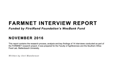 Farmnet Interview Report